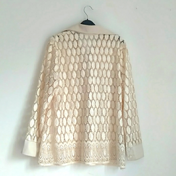 Button down transparent unique shirt or jacket - Picture 7 of 9